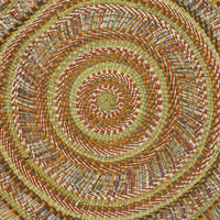 Aboriginal Artwork by Sabrina Burana, Gapuwiyak - Woven Mat