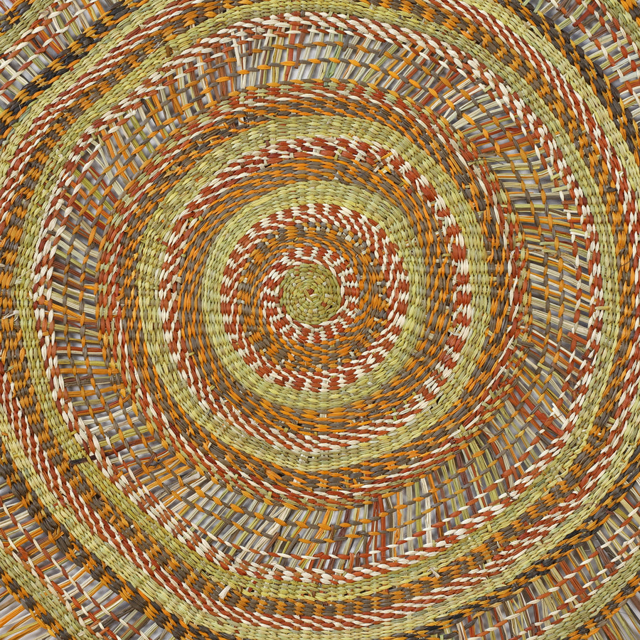 Aboriginal Artwork by Sabrina Burana, Gapuwiyak - Woven Mat