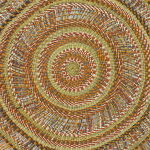 Aboriginal Artwork by Sabrina Burana, Gapuwiyak - Woven Mat - ART ARK®