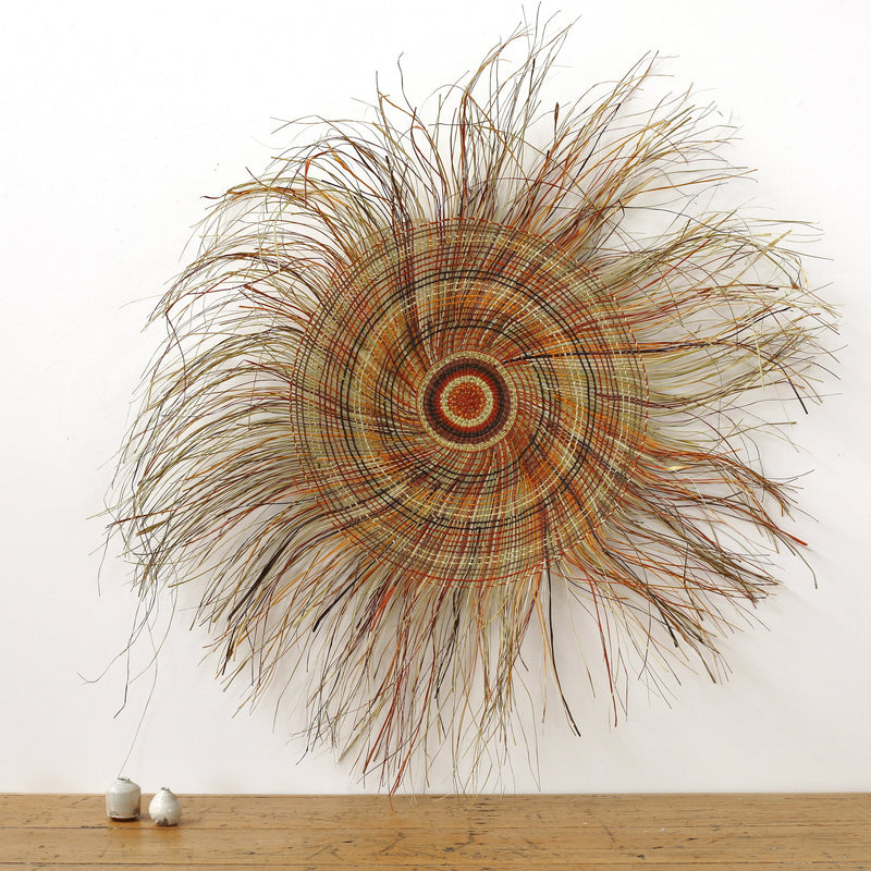 Aboriginal Artwork by Sabrina Campion Burrana - Woven Mat