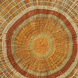 Aboriginal Art by Tracy Gandimil Wanapuyngu, Gapuwiyak - Woven Mat, 77cm - ART ARK®