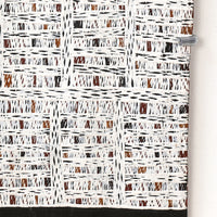 Aboriginal Artwork by Ḏirrpu Marawili Noŋgirrŋa, Djapu Design, 60x27cm Bark