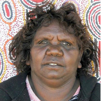Aboriginal Artwork by Joy Nangala Brown, Yumari Jukurrpa, 30x30cm