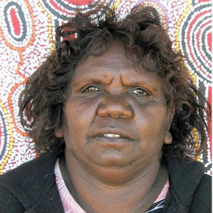 Aboriginal Art by Joy Nangala Brown, Yumari Jukurrpa, 91x91cm - ART ARK®
