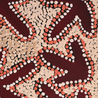 Aboriginal Artwork by Margaret Nangala Gallagher, Yankirri Jukurrpa (Emu Dreaming), 122x30cm