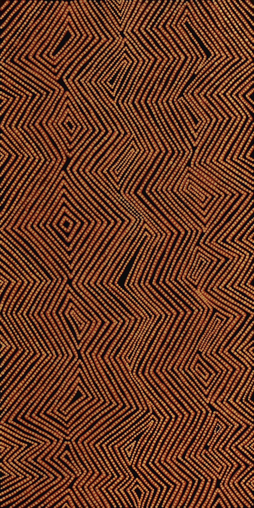 Aboriginal Artwork by Phyllis Donegan, Walka Wiru Ngura Wiru, 122x61cm