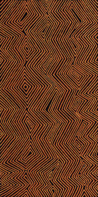 Aboriginal Artwork by Phyllis Donegan, Walka Wiru Ngura Wiru, 122x61cm