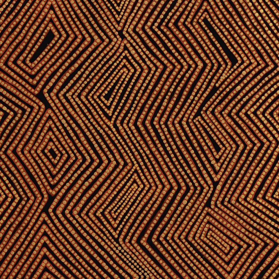 Aboriginal Artwork by Phyllis Donegan, Walka Wiru Ngura Wiru, 122x61cm