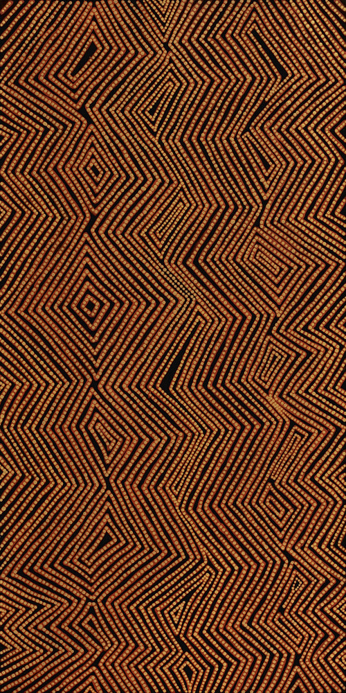 Aboriginal Artwork by Phyllis Donegan, Walka Wiru Ngura Wiru, 122x61cm