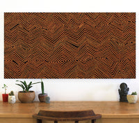 Aboriginal Artwork by Phyllis Donegan, Walka Wiru Ngura Wiru, 122x61cm