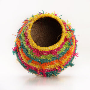 Aboriginal Art by Naomi Kantjuri - Tjanpi Basket - ART ARK®