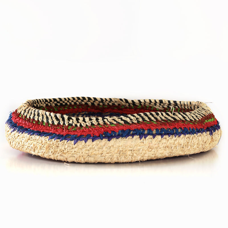 Aboriginal Artwork by Nellie Coulthard - Tjanpi Basket, 43cm