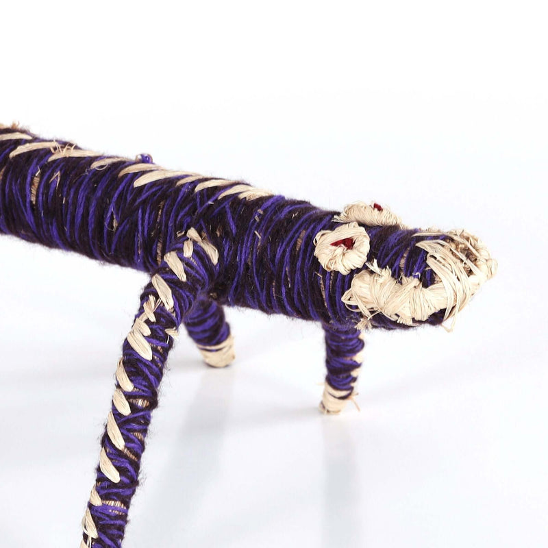 Aboriginal Artwork by Amy Yilpi - Tinka (Goanna) Tjanpi Sculpture