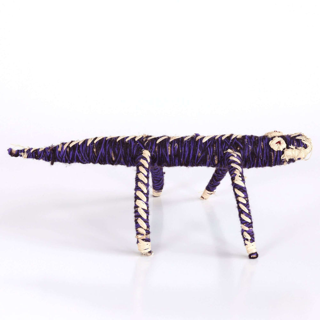 Aboriginal Artwork by Amy Yilpi - Tinka (Goanna) Tjanpi Sculpture