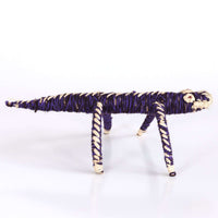 Aboriginal Artwork by Amy Yilpi - Tinka (Goanna) Tjanpi Sculpture