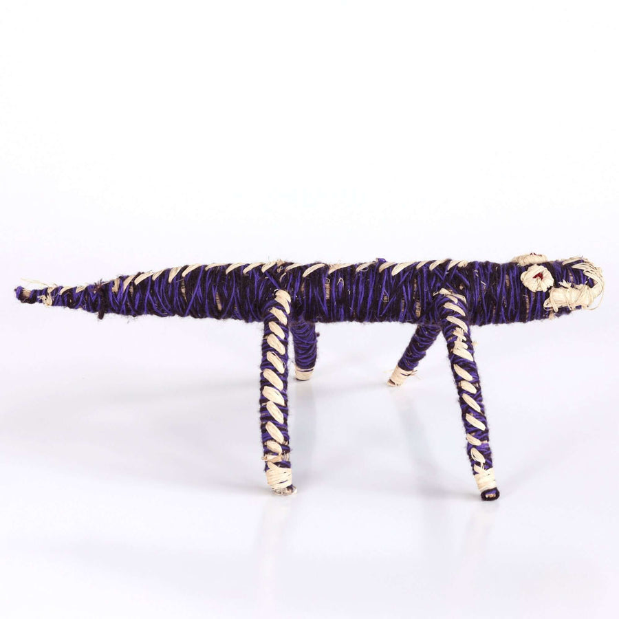Aboriginal Artwork by Amy Yilpi - Tinka (Goanna) Tjanpi Sculpture