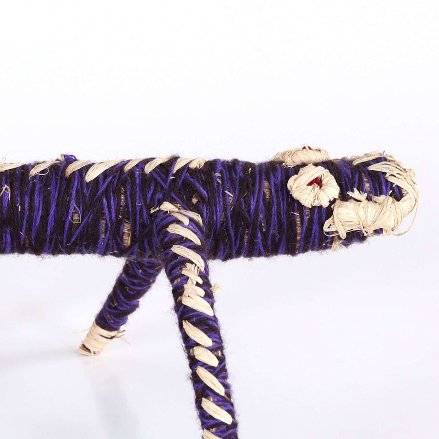 Aboriginal Artwork by Amy Yilpi - Tinka (Goanna) Tjanpi Sculpture