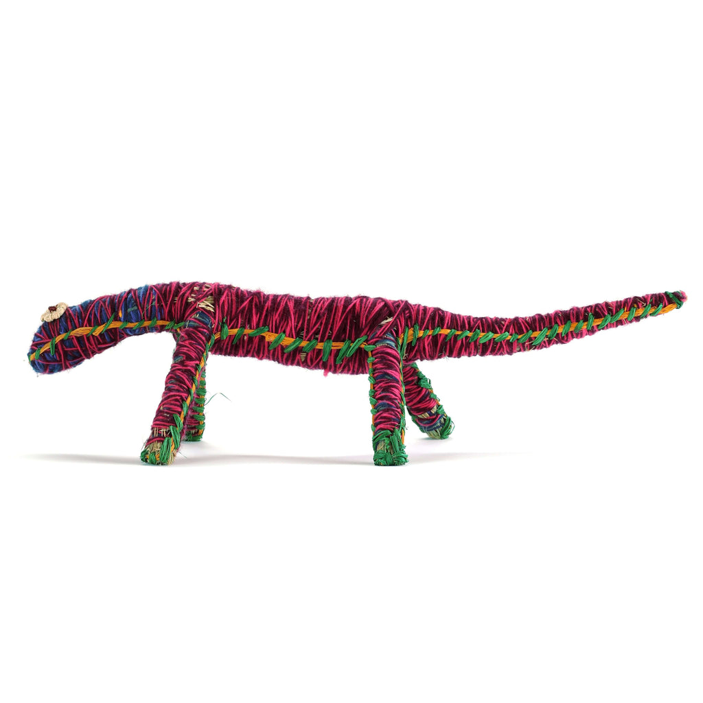 Aboriginal Artwork by Andrea Giles - Tinka (Goanna) Tjanpi Sculpture