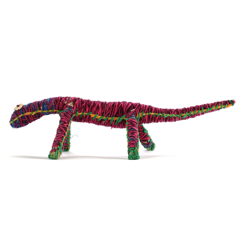 Aboriginal Artwork by Andrea Giles - Tinka (Goanna) Tjanpi Sculpture