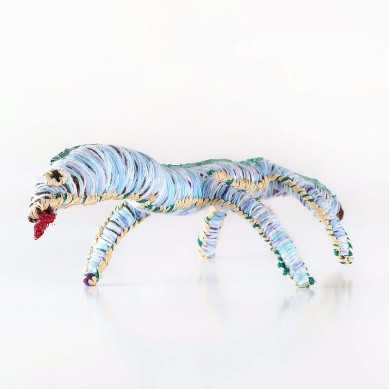 Aboriginal Artwork by Angela Burton - Tinka (Goanna) Tjanpi Sculpture