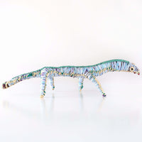 Aboriginal Artwork by Angela Burton - Tinka (Goanna) Tjanpi Sculpture