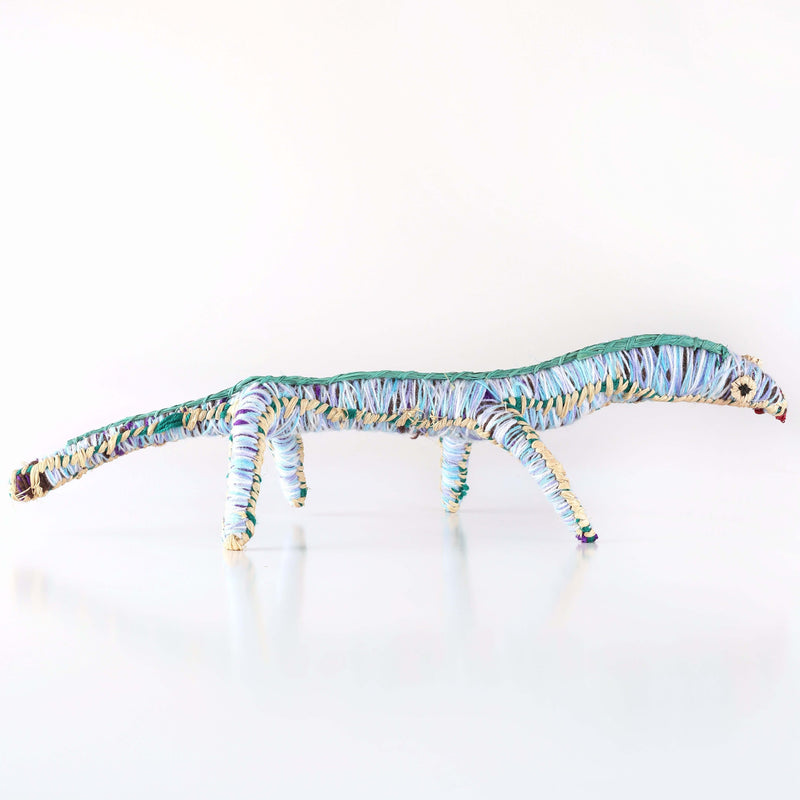 Aboriginal Artwork by Angela Burton - Tinka (Goanna) Tjanpi Sculpture