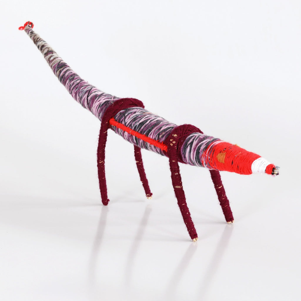 Aboriginal Artwork by Deane Braedon - Tinka (Goanna) Tjanpi Sculpture