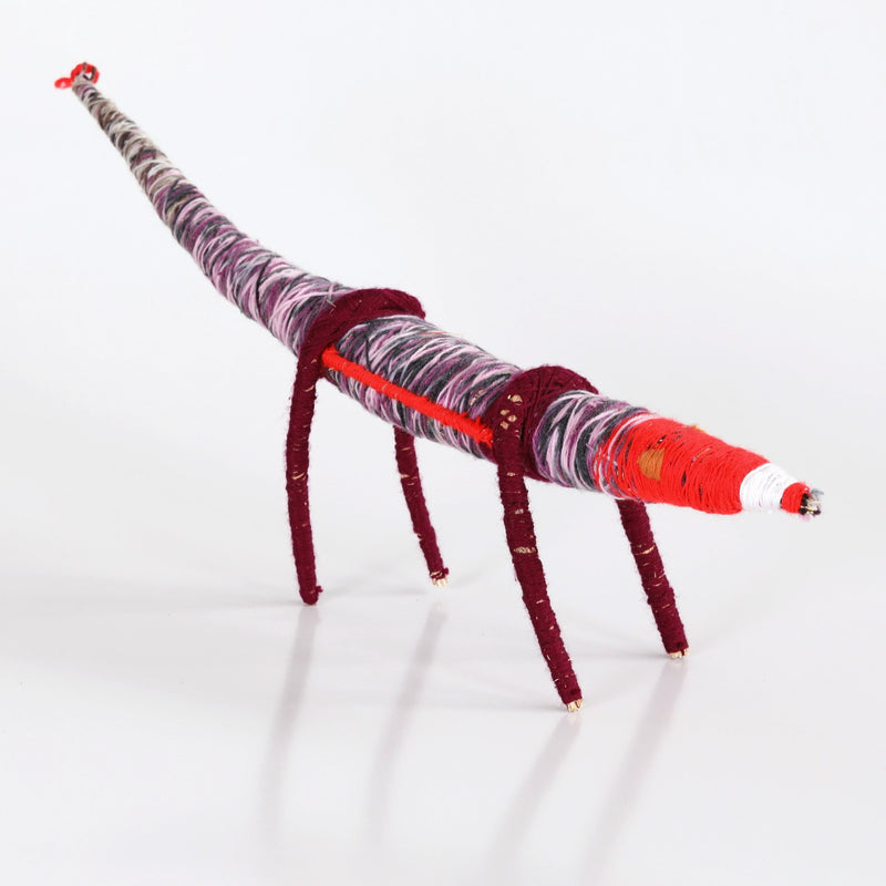 Aboriginal Artwork by Deane Braedon - Tinka (Goanna) Tjanpi Sculpture