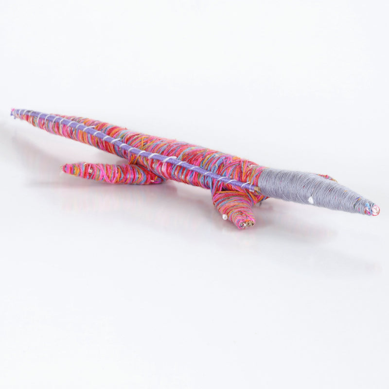 Aboriginal Artwork by Deane Braedon - Tinka (Goanna) Tjanpi Sculpture