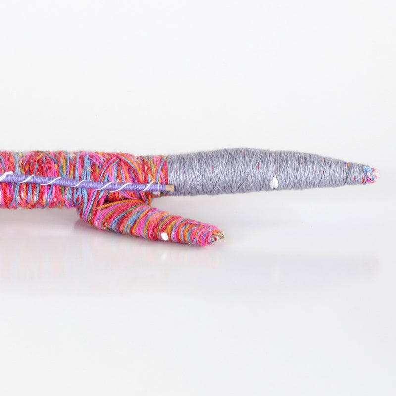 Aboriginal Artwork by Deane Braedon - Tinka (Goanna) Tjanpi Sculpture