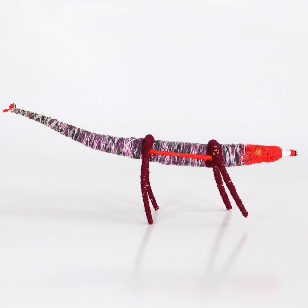 Aboriginal Artwork by Deane Braedon - Tinka (Goanna) Tjanpi Sculpture