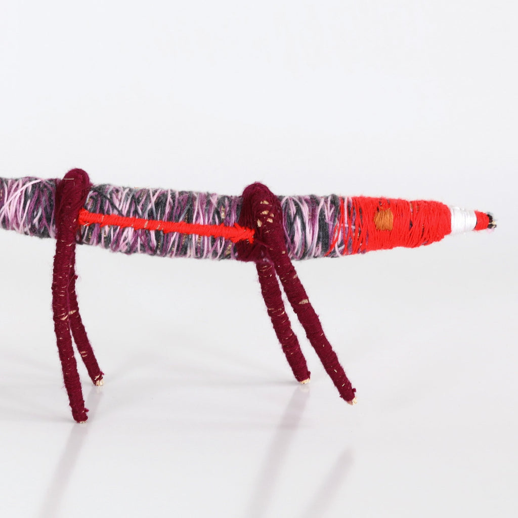 Aboriginal Artwork by Deane Braedon - Tinka (Goanna) Tjanpi Sculpture