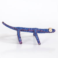 Aboriginal Artwork by Delilah Shepard - Tinka (Goanna) Tjanpi Sculpture