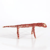 Aboriginal Artwork by Dianne Golding - Tinka (Goanna) Tjanpi Sculpture