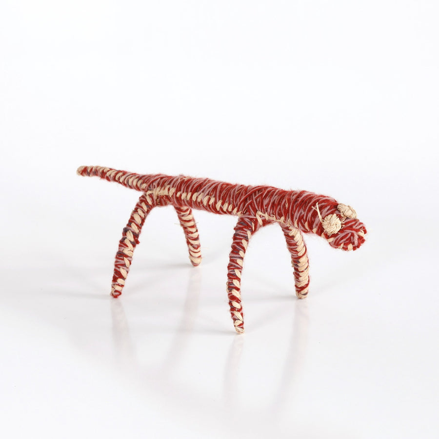 Aboriginal Artwork by Dianne Golding - Tinka (Goanna) Tjanpi Sculpture