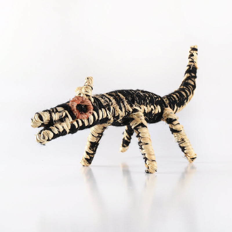 Aboriginal Artwork by Dorcas Tinnimai Benn - Papa(dog) Tjanpi Sculpture