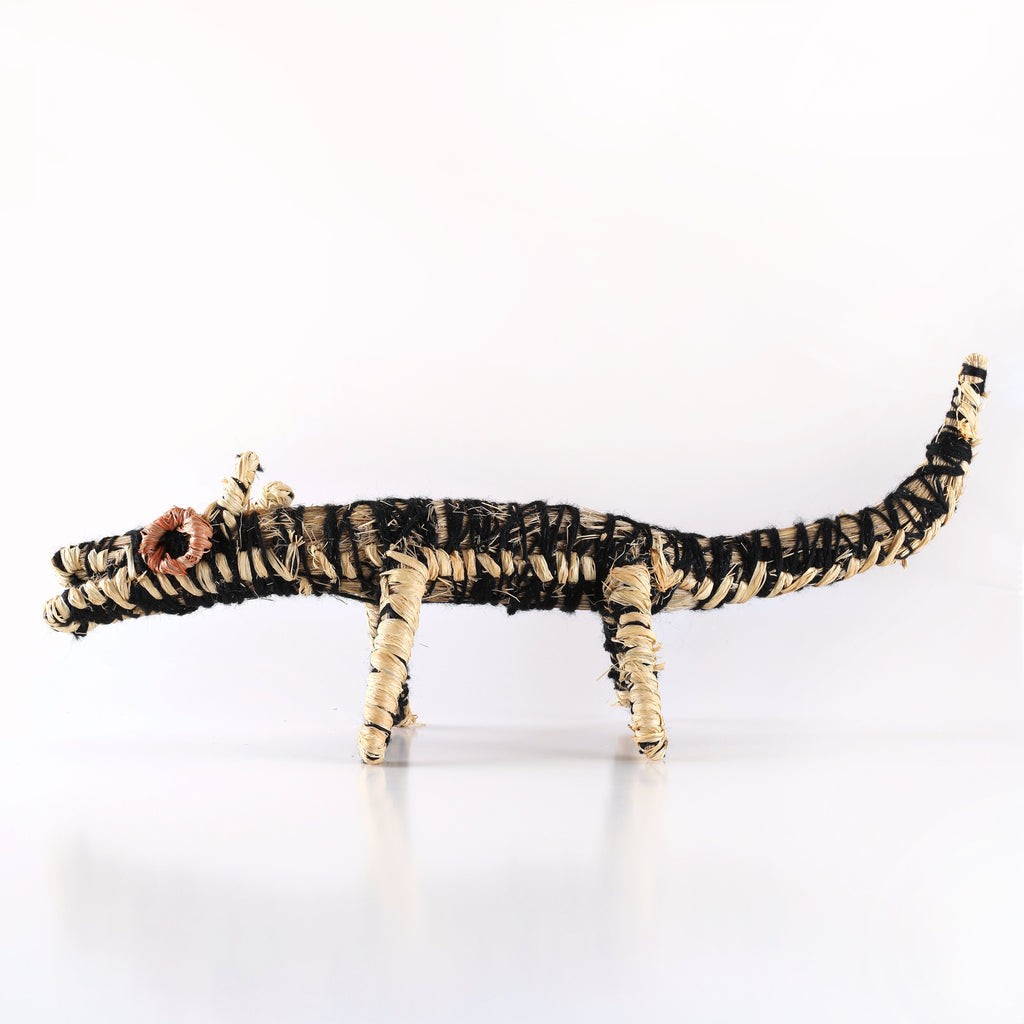 Aboriginal Artwork by Dorcas Tinnimai Benn - Papa(dog) Tjanpi Sculpture