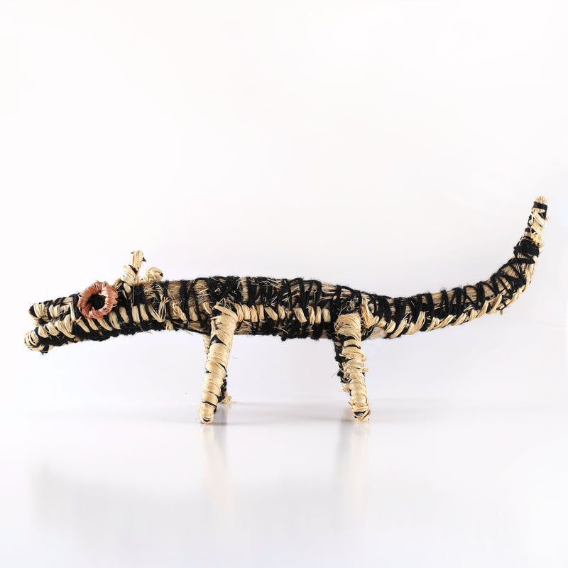 Aboriginal Artwork by Dorcas Tinnimai Benn - Papa(dog) Tjanpi Sculpture