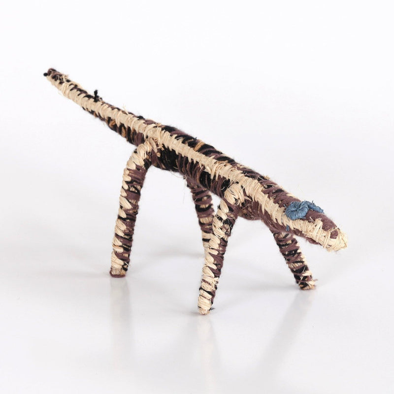 Aboriginal Artwork by Dorcas Tinnimai Benn - Tinka (Goanna) Tjanpi Sculpture