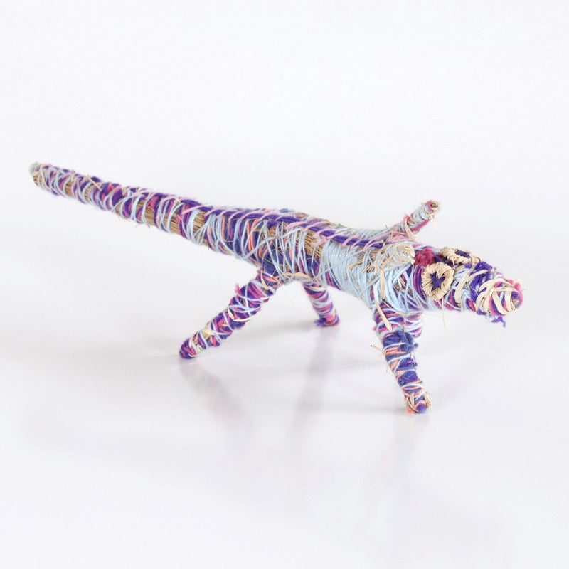 Aboriginal Artwork by Eunice Porter - Tjanpi Papa (dog) Sculpture