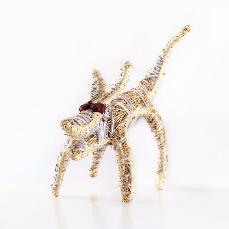 Aboriginal Artwork by Imuna Kenta - Papa(dog) Tjanpi Sculpture