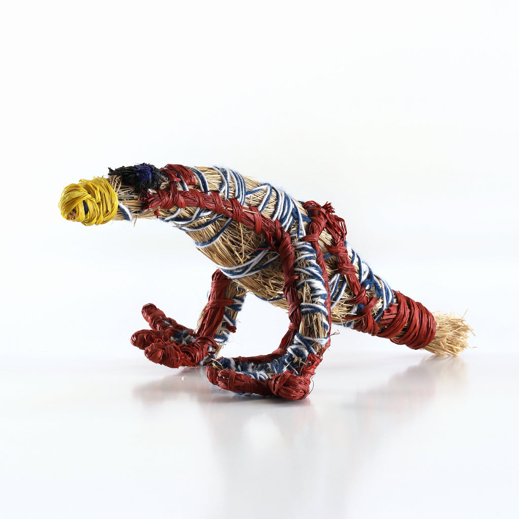 Aboriginal Artwork by Judy Martin - Tjulpu(bird) Tjanpi Sculpture
