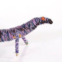 Aboriginal Artwork by Maimie Butler - Tjanpi Tinka (goanna) Sculpture