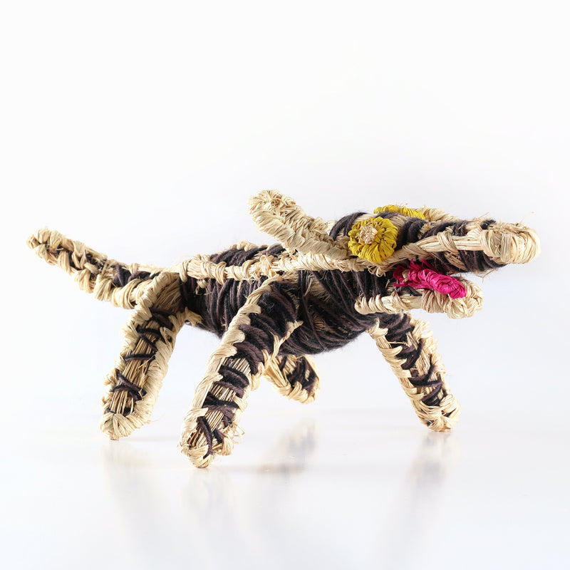 Aboriginal Artwork by Marissa Munti - Papa(dog) Tjanpi Sculpture
