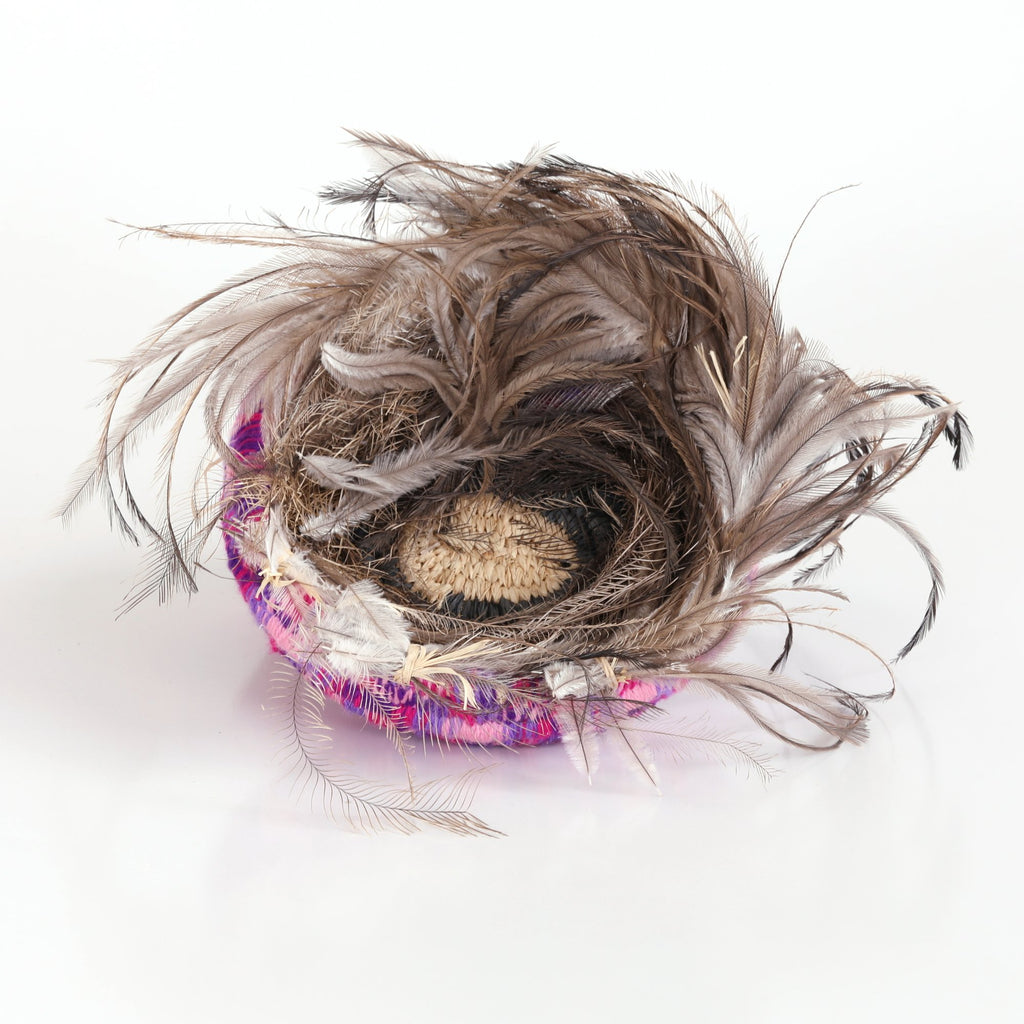 Aboriginal Artwork by Munatji Brumby, Utju - Tjanpi Basket