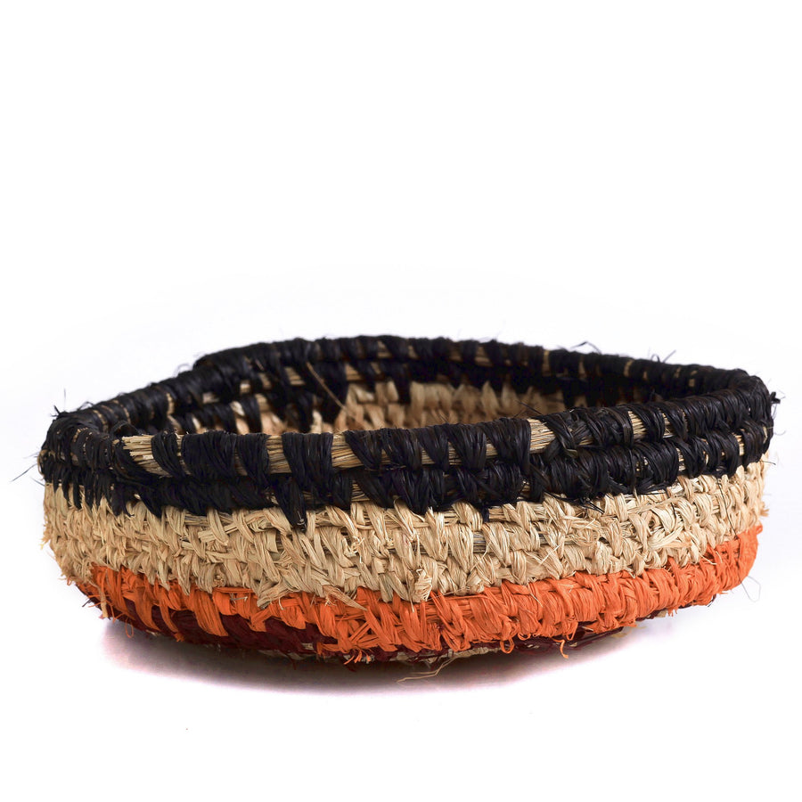 Aboriginal Artwork by Nancy Jackson, Warakurna - Tjanpi Basket