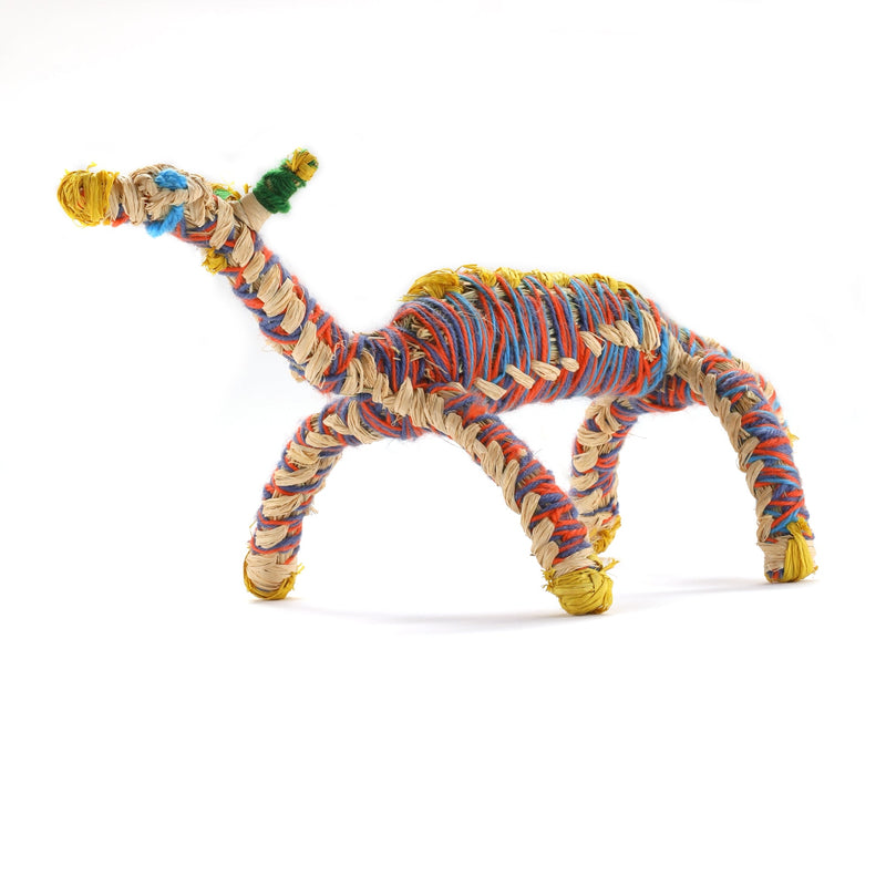 Aboriginal Artwork by Narelle Holland - Tjanpi Camel Sculpture