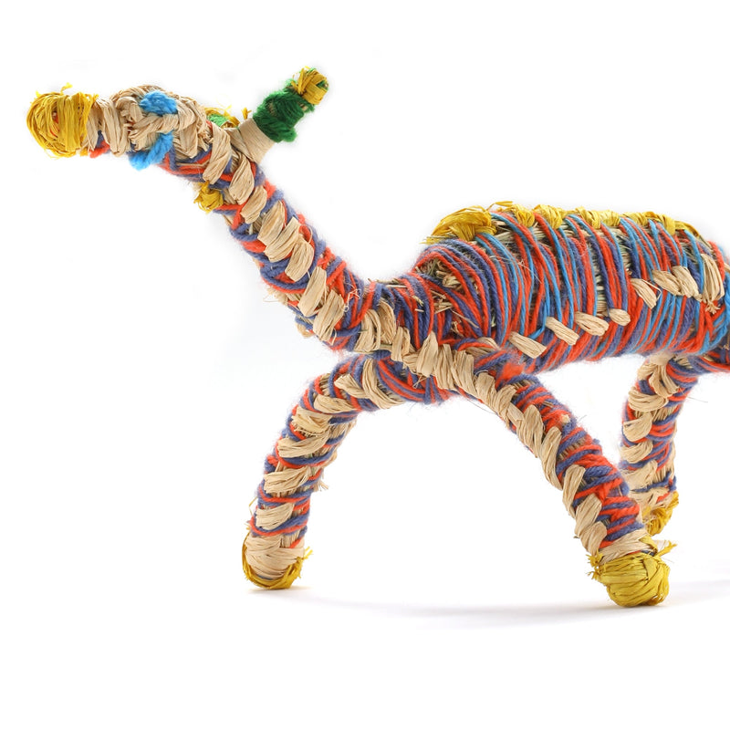 Aboriginal Artwork by Narelle Holland - Tjanpi Camel Sculpture