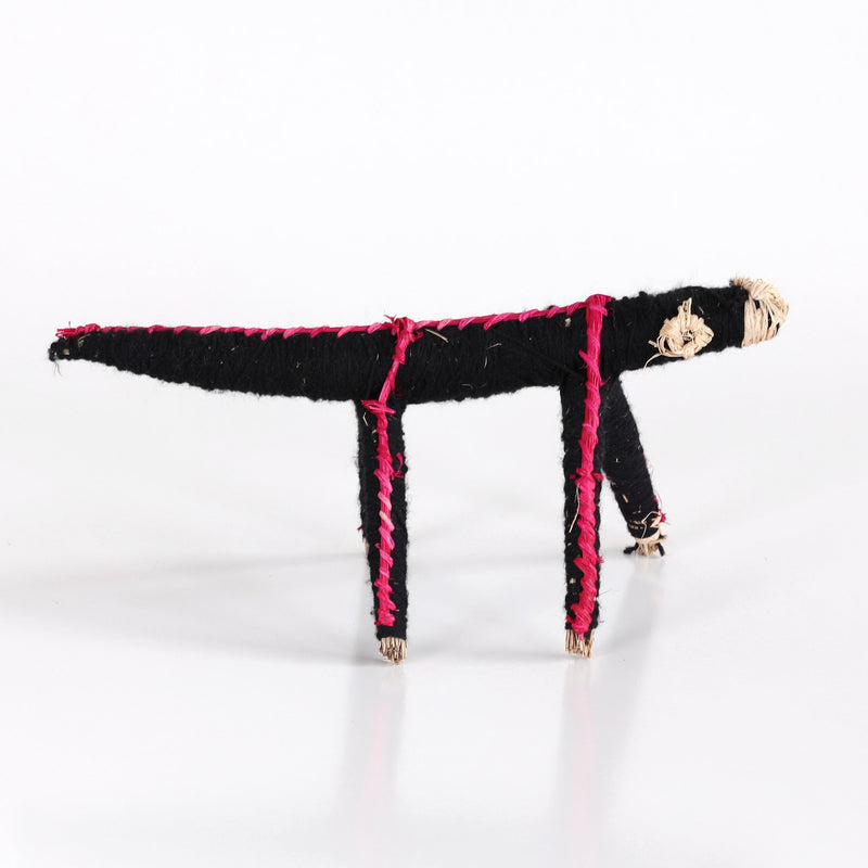 Aboriginal Artwork by Onika Nelson - Tinka (Goanna) Tjanpi Sculpture