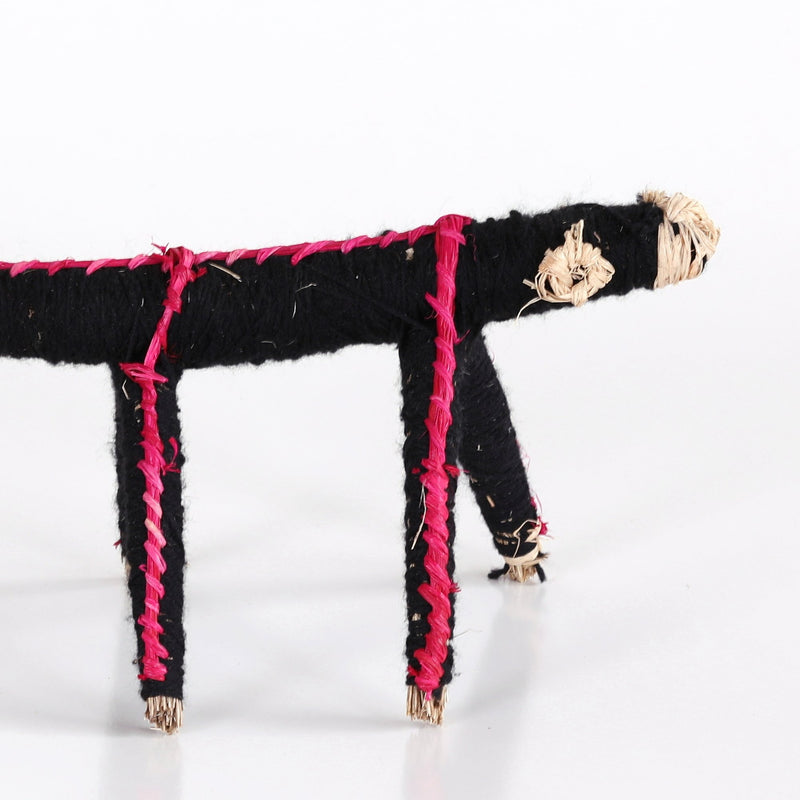 Aboriginal Artwork by Onika Nelson - Tinka (Goanna) Tjanpi Sculpture